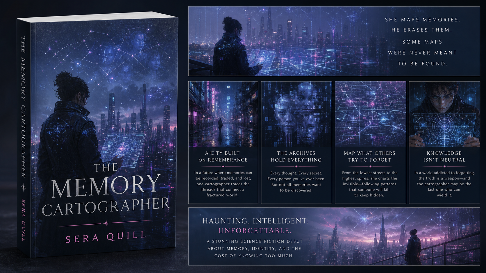 The Memory Cartographer publishing campaign preview